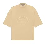 Essentials Fear of GOD (Oversized) T-Shirt (SS22) (US, Alpha, Small, Regular, Regular, Dusty-Beige)