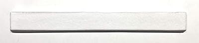 1.5x12 Bullnose White Crackled Glossy Ceramic Trim Tile
