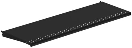 Lozier TL Shelf - Retail Display Shelving - Compatible Gondola Shelving Units - Product Shelves for All Commercial Business Types - 2 Width x 7" Depth Charcoal