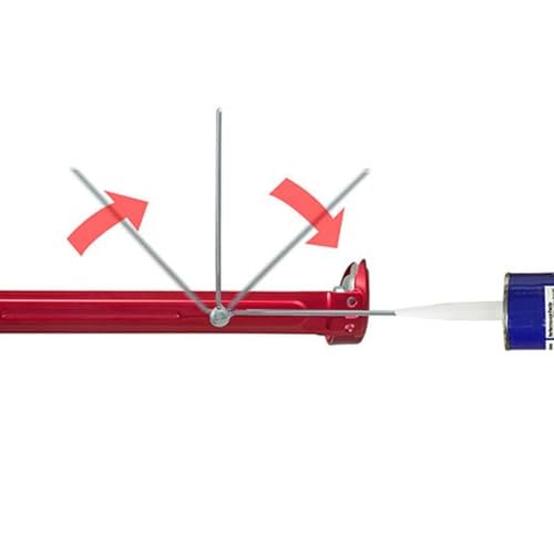 Tajima CNV-100SP Convoy Super Rotary Caulk Gun with Auto Flow Stop, Extra-Long 10-1/2-Inch Barrel and 1/10-Gallon Capacity