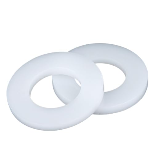 Mdingbao-シールワッシャー M3*6*1 Nylon Flat Washer Plastic Plain Washer Spacer Seals Ring Gasket, 1000pcs, しっかりと耐久性がある