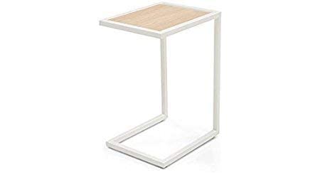 INDIAN DECOR. 4062 Corner/Coffee Table Metal Style Couch Side Table/Sofa Table/Bedside Table - White-image-34
