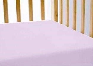 ORGANIC TEXTILES Organic Cotton Crib Fitted Sheet for Babies and Toddlers, GOTS Certified, Standard, Lilac, 1 Fitted Sheet