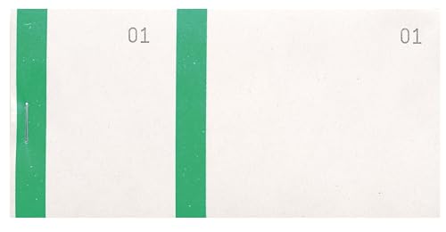 Entradas de bloco Elve ELV 100 folhas de 60 x 135 mm, verde lote 10