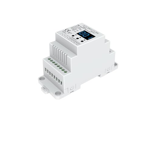 DC 12V 24V DMX512 �f�R�[�_ 4 �`�����l�� PWM ��d�� 20A CV 512 4 �`�����l���f�R�[�_�R���g���[�� RGB RGBW LED ���C�g�X�g���b�v D4