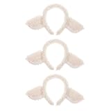 [PHENOFICE] ふわふわ羊耳カチューシャ 大人用漫画動物コスチュームヘアアクセサリー パーティー コスプレ 学校演劇向け農場動物耳カチューシ