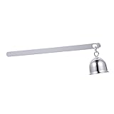  Cabilock 1 Pièce extincteur à Bougie Home Decoration Éteignoir de Flamme Coupe-Flamme égouttage Antique Ancien pour Bougies Ciseaux Accessoire de Bougie Couverture de mèche de Bougie Silver