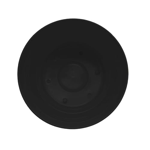 Pot de fleurs noir de qualité supérieure Bloem Saturn 30,5 cm au design épuré - 7