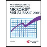 Introduction to Programming Using Microsoft Visual Basic - Text Only ...