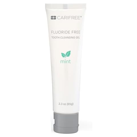 CariFree Fluoride Free Gel (Mint): Nano Hydroxyapatite | Neutralizes pH | Freshens Breath and Moistens Mouth | Dentist Recommended for Oral Care (2.3 Ounce (Pack of 1), Mint) Cover