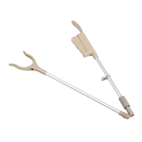 KOCKSHION Multi-Functional Shoe Horn Trash Picker Grabber Pickup Aid Litter Collection Tool Portable Trash Pickup Stick Grey