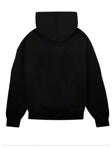 SOLY HUX Men's Hoodies Letter Graphic Fleece Hooded Pullover Sweatshirts Long Sleeve Shirts with Pocket2