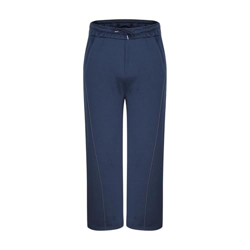 Men's Wide Leg Loose Sweatpants Elastic Waist Drawstring Open Bottom Casual Loose Joggers Sweatpants with Pockets4