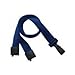 Brady People ID 2137-2064 Recycled PET Flat Lanyard with Breakaway and No-Twist Wide Plastic Hook, 5/8" Width, 36" Length, Navy Blue