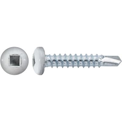 Tornillo Autoperforante #6 X 3/4" Cabeza Pan Pintado Zinc