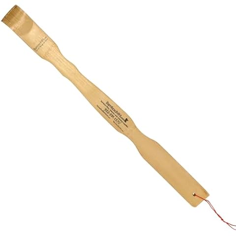 BambooMN 17 Inch Wooden Back Scratcher Cover