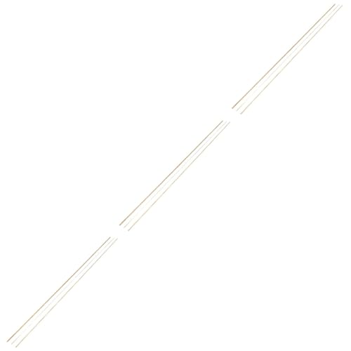 9 Pcs Brass Rod DIY Craft Making Rods Handicraft Rods Handle Material Brazing Rods Craft Making Bars DIY Craft Making Supply Handle Pin Rods for Handicraft Brass Round Bar NAMOARLY