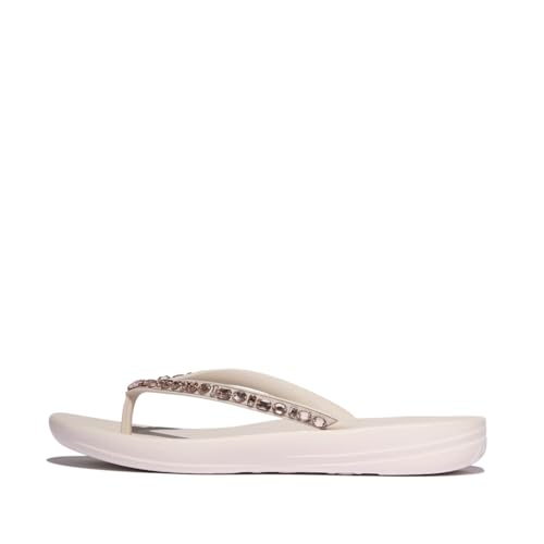 Image of FitFlop Iqushion Multi-Crystal Ergonomic Flip-Flops