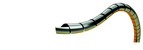 Sforplast Sfor | Organizador De Fios E Cabos | Agrupar Cabos E Organizar Ambientes (6Mm X 1 5M Preto