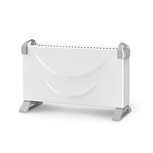 AOKEBR Calentador de convección, Radiador eléctrico, Calentadores eléctricos, Mute 20dB, Ahorro de energía, con 3 configuraciones de Calor Ajustables (750/1250/2000W), IPX2 a Prueba de Agua Cover