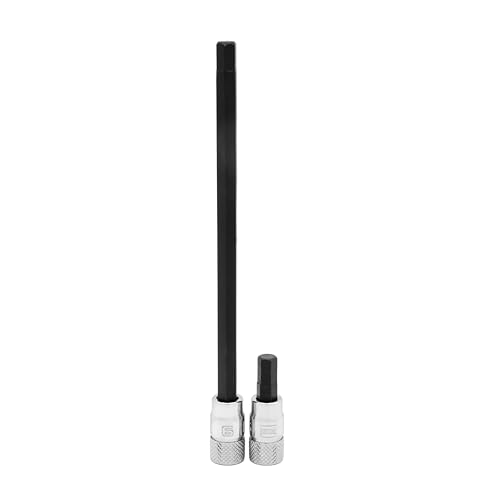 Image of BRAZEN 6mm Hex Bit Socket /Allen Driver Two Pack (1 /4 inch Drive, Multi Length)