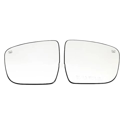 Miroir de rétroviseur dégivrant et convexe pour Nissan Rogue Murano