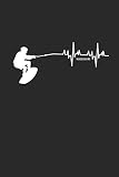  WAKEBOARDING: Notizbuch Wakeboard Notebook Wakeboarding Journal 6x9 squared karo kariert