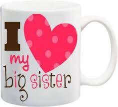 Alexus I Love My Big Sister Printed Cup for Valentines Day Gift for Your Love One Ceramic Tea & Coffee Mug