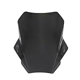 deflectores Pantalla Viento Para Parabrisas De Manillar De 22/25/28mm De Diámetro Para MT09 Para MT07 YS250 Para XTZ-150 XJR1300(Black)