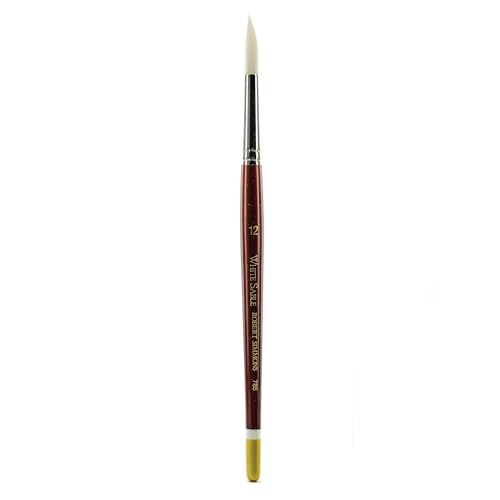 Robert Simmons White Sable Short Handle Brushes 12 Round 785