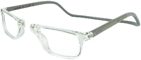 Clic Magnetic Reading Glasses by Slastik, Computer Readers, Foldable Band, Replaceable Lens, Adjustable Temples, Nashi (S-XL)