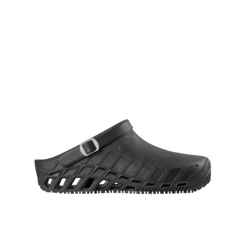 Scholl Linea Professionale Clog Evo, Nero, 42.5 EU