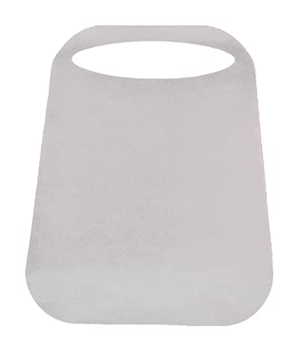 beybi Babero desechable para adultos ideal para barbacoas, calçots, mariscadas (Blanco)