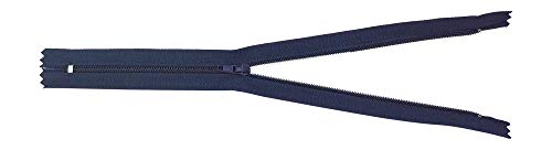 Image of Mandala Crafts 40 PCs Navy Blue Closed-End 34 Inch Nylon Zippers for Sewing