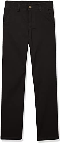 Pantalon en sergé noir IZOD pour garçon taille 6 ans coupe droite