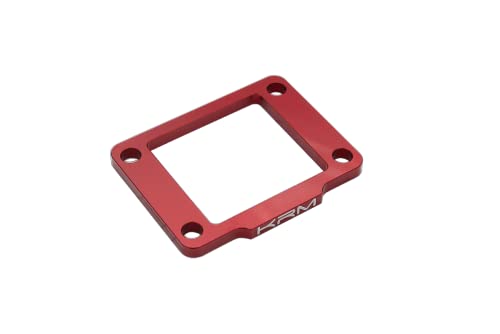 Memranblockspacer KRM Derbi 5 mm rojo con mecanizado de precisión para carreras