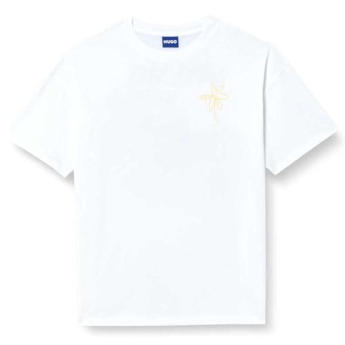 HUGO Oversized Tee_B_2, Jersey Mujer, White100,