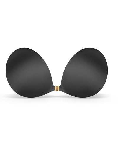 Image of Niidor 2025 New Magnetic Sticky Bra Strapless Adhesive Invisible Push up Silicone Bra with Magnetic Clasp for Women Backless Dress