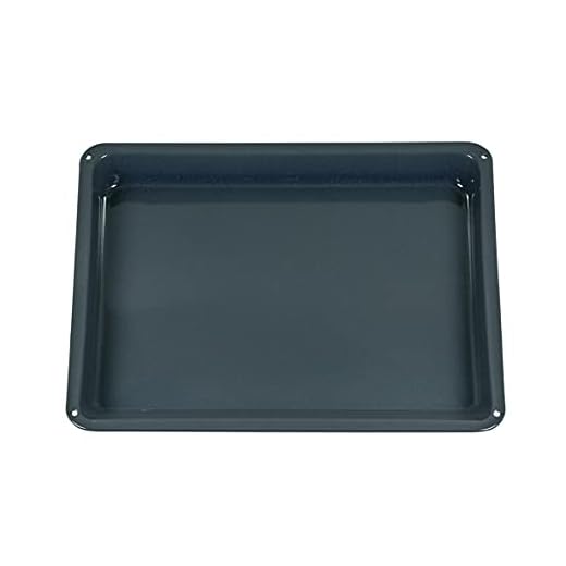 Electrolux AEG 387905620 3879056202 ORIGINAL Backblech Blech Ofenblech Backofenblech Kuchenblech Fettpfanne emailliert 38x466x385mm Backofen Herd Ofen auch für Zanussi