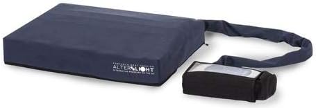 Medacure Alternating Pressure Wheelchair Cushion - Rechargeable Battery Operated Pump - Low Air Loss, Adds Support, Comfort, Reduces Pressure  for Scooters, Geri Chairs, Recliners - 18" X 18" X 4"