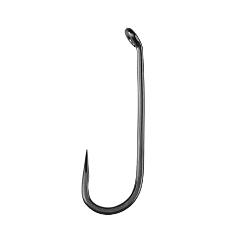 Hameçons serpentins forgés Mustad Down Eye R74AP-TX-14-25H 9672 en boîte de 25 pièces