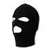 Black Knit 3 Three Hole Balaclava Winter Face Ski Mask