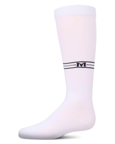 MeMoi Girls Stretch Cotton Multi Stripe M Graphic Knee Sock2