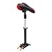 Adjustable Electric Scooter Seat for Adults, Wide Curved-Edge Scooters, Ergonomic PU Cushion, Height Adjustable, Durable Skateboard Saddle Seat