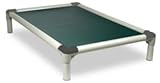 Kuranda Almond PVC Kennel Chewproof Dog Bed - Large (40x25) - 40 oz. Vinyl - Forest Green
