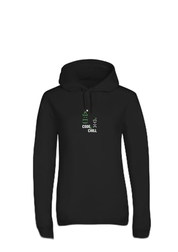 Sweat à capuche femme XL noir Santa Code Inspire BCWW34B
