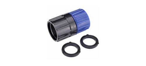 Raindrip Plastic Drip Irrigation Thread to Thread Adapter 1 pk