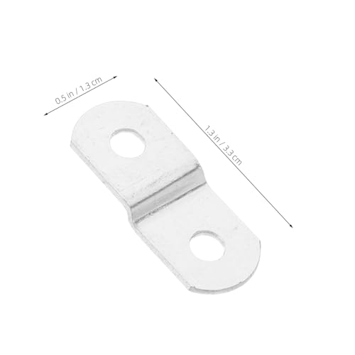 Image of DOITOOL 20pcs Picture Frame Hardware Kit with Screws Heavy Duty Offset Clips for Easy Assembly and Secure Hanging of Wall Art Adaptable for Home and Gallery Use