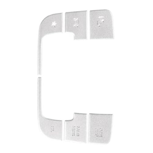 Autocollant bouton multimédia et démarrage pour GLB X247 2020