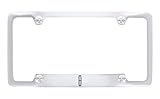 Lincoln Logo Chrome Plated Metal Bottom Engraved License Plate Frame Holder